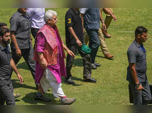 Srinagar: J&K Lt. Governor Manoj Sinha during an event organised under 'Meri Maa...