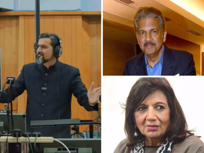 ​Ricky Kej's rendition of the National Anthem was a hit with India Inc bosses.​