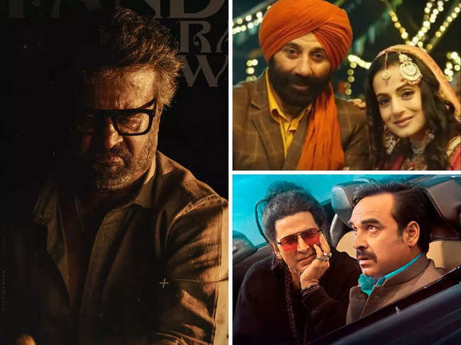 'Jailer', 'Gadar 2' and 'OMG 2'​ get a gold star rating from the audience.​​