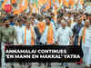 Tamil Nadu BJP chief K Annamalai continues ‘En Mann En Makkal’ Yatra on Day 19