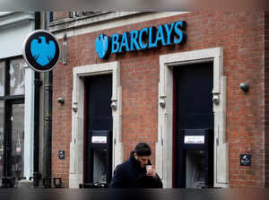 FILE PHOTO: A branch of Barclays Bank is seen, in London
