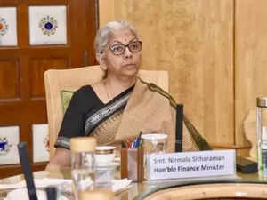 New Delhi : Union Finance Minister Nirmala Sitharaman chairs a meeting to review performance of Public Sector Banks on various financial, efficiency and health parameters, in New Delhi on Saturday, March 25, 2023. (Photo:IANS)