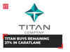 Titan buys 27.18% of CaratLane for Rs 4,621 Cr from Mithun Sacheti, India's 2nd largest founder-exit