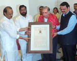 Maharashtra: Industrialist Ratan Tata conferred with 'Udyog Ratna' award