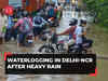 Heavy rain leads to waterlogging in parts of Delhi-NCR; traffic disrupted