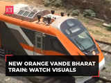 New Orange Vande Bharat Express hits ICF tracks in Chennai; watch stunning visuals