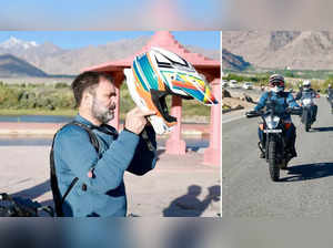 Union ministers 'thank' Rahul Gandhi for his Ladakh bike trip. Here's why