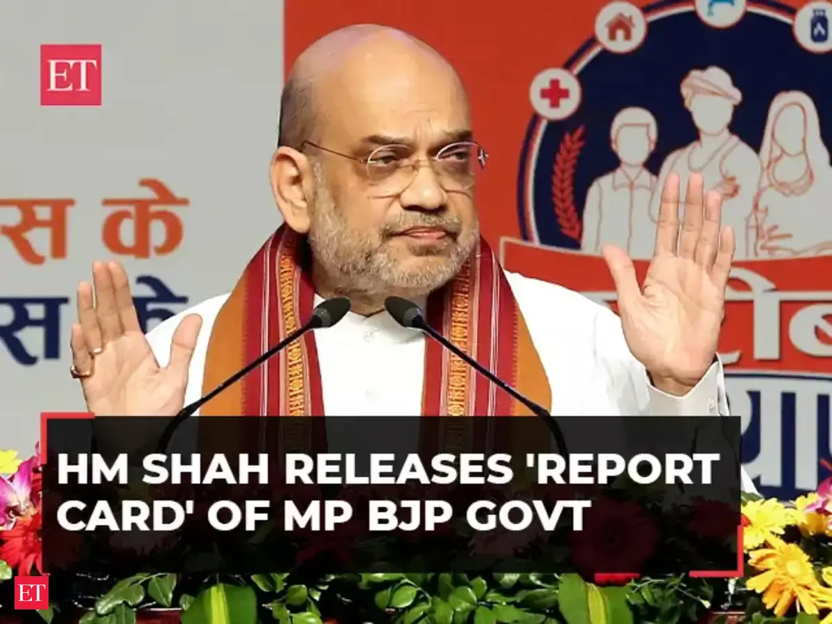 MP Elections 2023: Amit Shah releases 'report card' of BJP govt, says ...