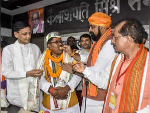 Patna, Aug 20 (ANI): Bihar Bharatiya Janata Party (BJP) candidate Hari Sahni bei...