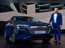 Mumbai, Aug 18 (ANI): Head Of Audi India, Balbir Singh Dhillon poses with newly ...