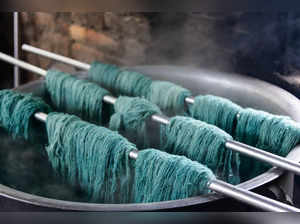 textile dye-ing istock