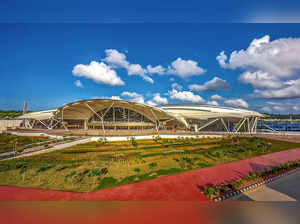 **EDS: HANDOUT IMAGE** Port Blair: The new integrated terminal building at the V...