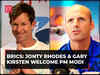 BRICS Summit: South African cricket legends, Jonty Rhodes & Gary Kirsten welcome PM Modi for the event