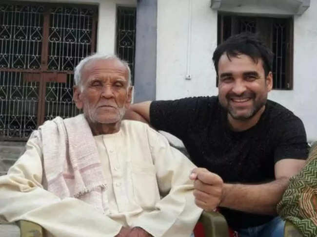 Pankaj Tripathi with his father