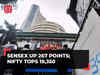 Sensex gains 267 points, Nifty tops 19,350; Adani Ports jumps 3%, Tanla drops 5%