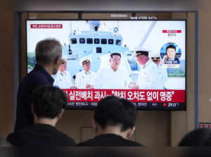 North Korea's Kim watches cruise missile launches as US, South Korean troops begin annual drills