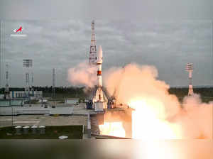 In this photo taken from video and released by Roscosmos State Space Corporation...