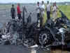 Speeding truck on wrong side collides with Rs 10-crore Rolls-Royce on Delhi-Mumbai highway, both reduced to ashes