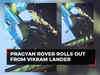 Pragyan Rover rolls out of Chandrayaan-3's Vikram Lander near Moon's South Pole