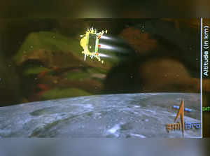 New Delhi, Aug 23 (ANI): Chandrayaan-3 Mission: A view of the Chandrayaan-3 land...