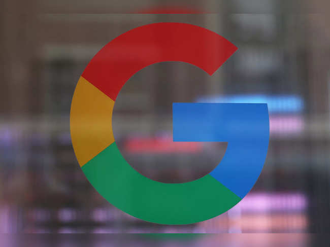 FILE PHOTO: The logo of Google LLC is seen at the Google Store Chelsea in New York City