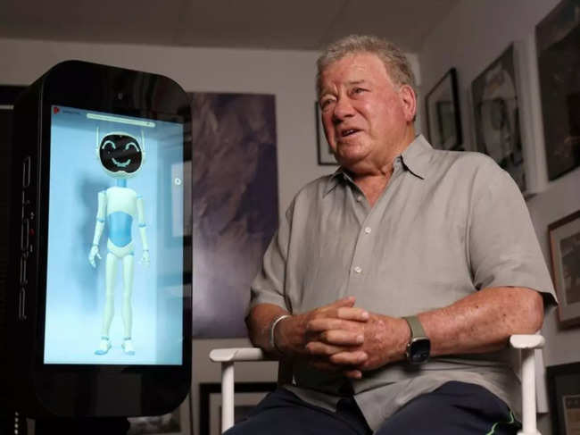 William Shatner, Star Trek's Captain Kirk, takes on an AI chatbot