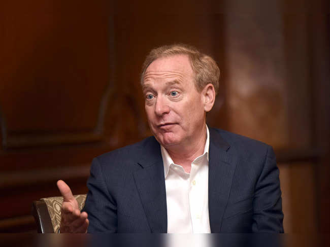 Many nations will look to India's leadership on AI regulation: Microsoft president Brad Smith
