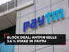 Paytm stock hits 52-week high on block deal alert