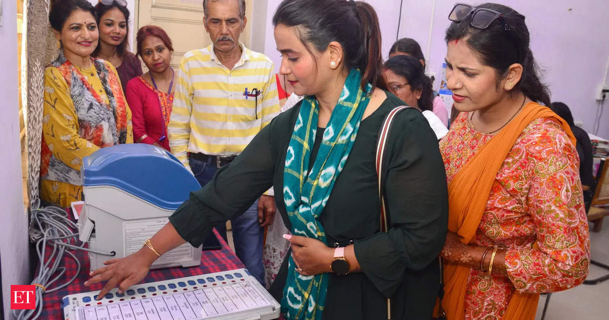 Delhi Hc Refuses To Entertain Pil Against First Level Checking Of Evms The Economic Times