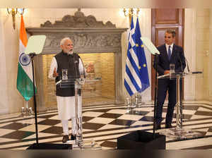 India's PM Modi visits Greece