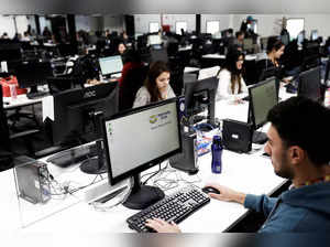 FILE PHOTO: Employees work at headquarters MercadoLibre in Sao Paulo