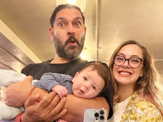 Yuvraj and Hazel had welcomed their son Orion in January 2022.
