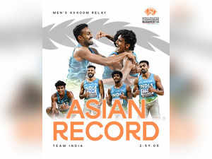 World Athletics Championships: Indian 4x400 relay team sets Asian Record to qualify for final