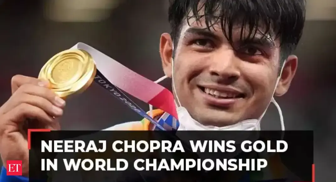 Neeraj Chopra Wins India s First ever Gold Medal In World Athletics 