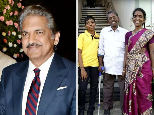 ​Anand Mahindra said Praggnanandhaa's ​proud parents deserve the country's gratitude for nurturing their son's passion and for giving him their "untiring support." ​