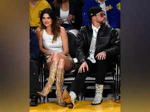 Kendall Jenner with rapper Bad Bunny