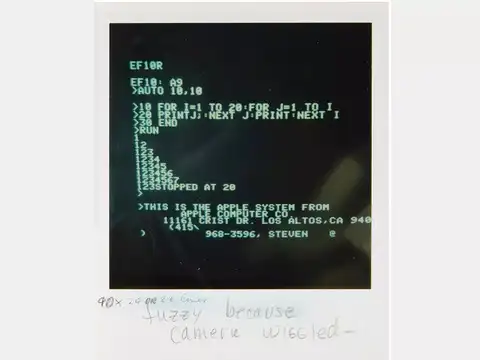 Signed by Jobs