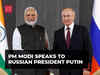 PM Modi speaks to Vladimir Putin; Russian President conveys his inability to attend G20 summit
