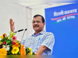 New Delhi, Aug 22 (ANI): Delhi Chief Minister Arvind Kejriwal addressing the ina...