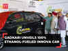Toyota Innova Hycross: Nitin Gadkari launches world's first 100% ethanol-powered car