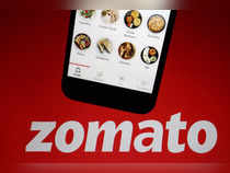 FILE PHOTO: Illustration picture of Indian food delivery company Zomato