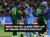 World Cup 2023: First lot of online tickets for India-Pak match sold out within an hour during pre-sale window