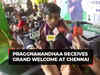 Chess grandmaster Praggnanandhaa receives grand welcome at Chennai Airport, says 'very happy to return'