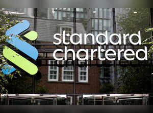FILE PHOTO: The Standard Chartered bank logo is seen at their headquarters in London