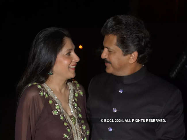 ​Love blossomed for Anand and Anuradha Mahindra in Indore.