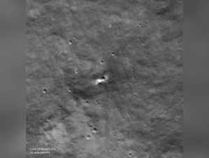 NASA spacecraft around moon spots likely crash site of Russia's lost lunar lander