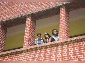 New Delhi, Aug 16 (ANI): Freshers at Miranda House-Delhi University on the first...