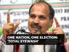 'One Nation, One Election': Cong leader Adhir Ranjan Chowdhury declines to join panel, says 'total eyewash'