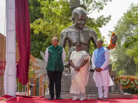 Where is the statue?