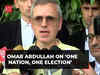 Omar Abdullah slams Centre over ‘One Nation, One Election’, says 'Will not support that...'